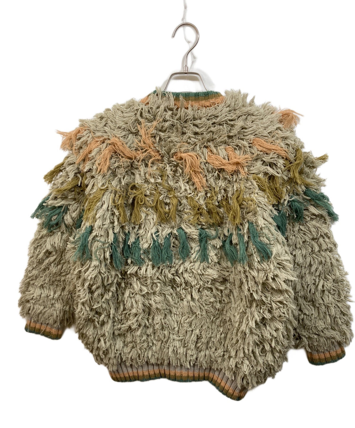 Issey Miyake 1970s Fringe Knit Sweater