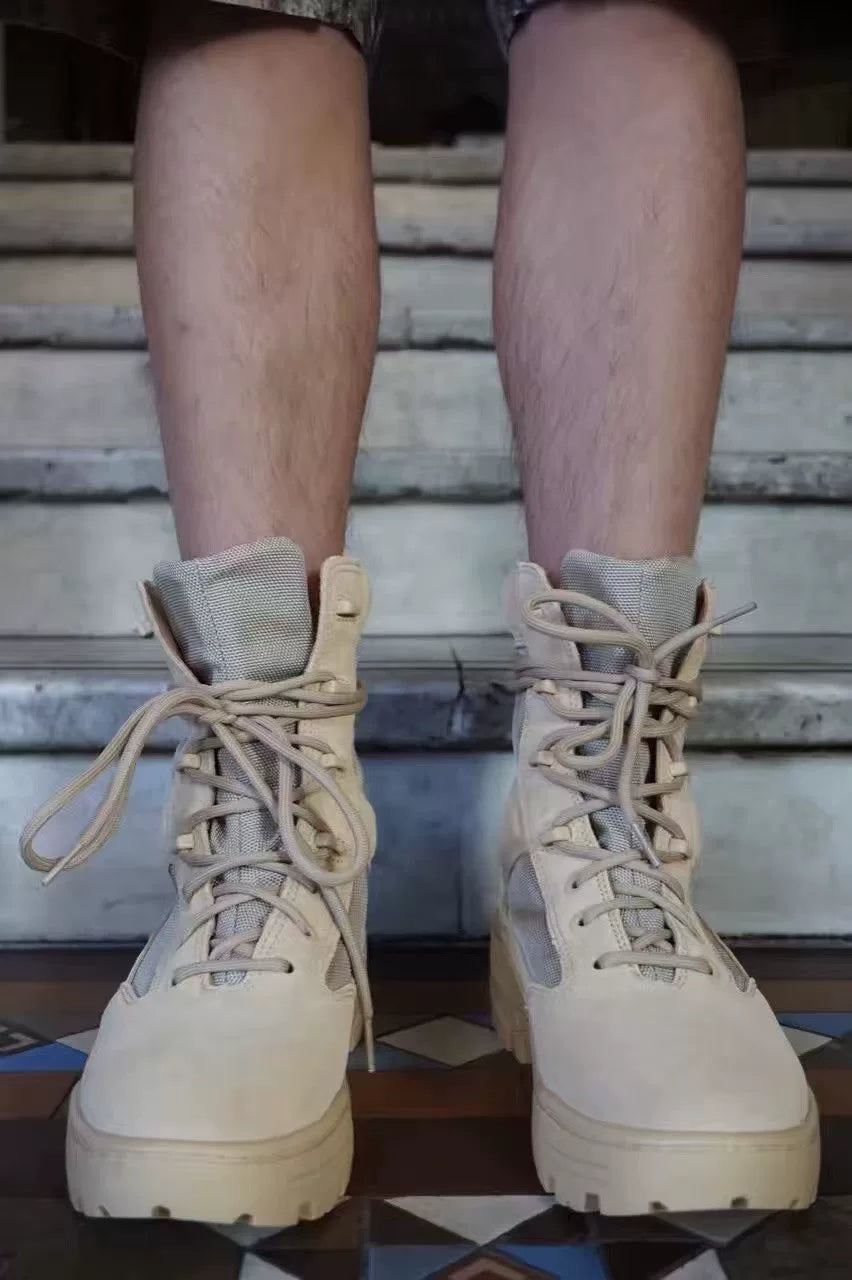 Yeezy SEASON 4 LIGHT SAND COMBAT Boots