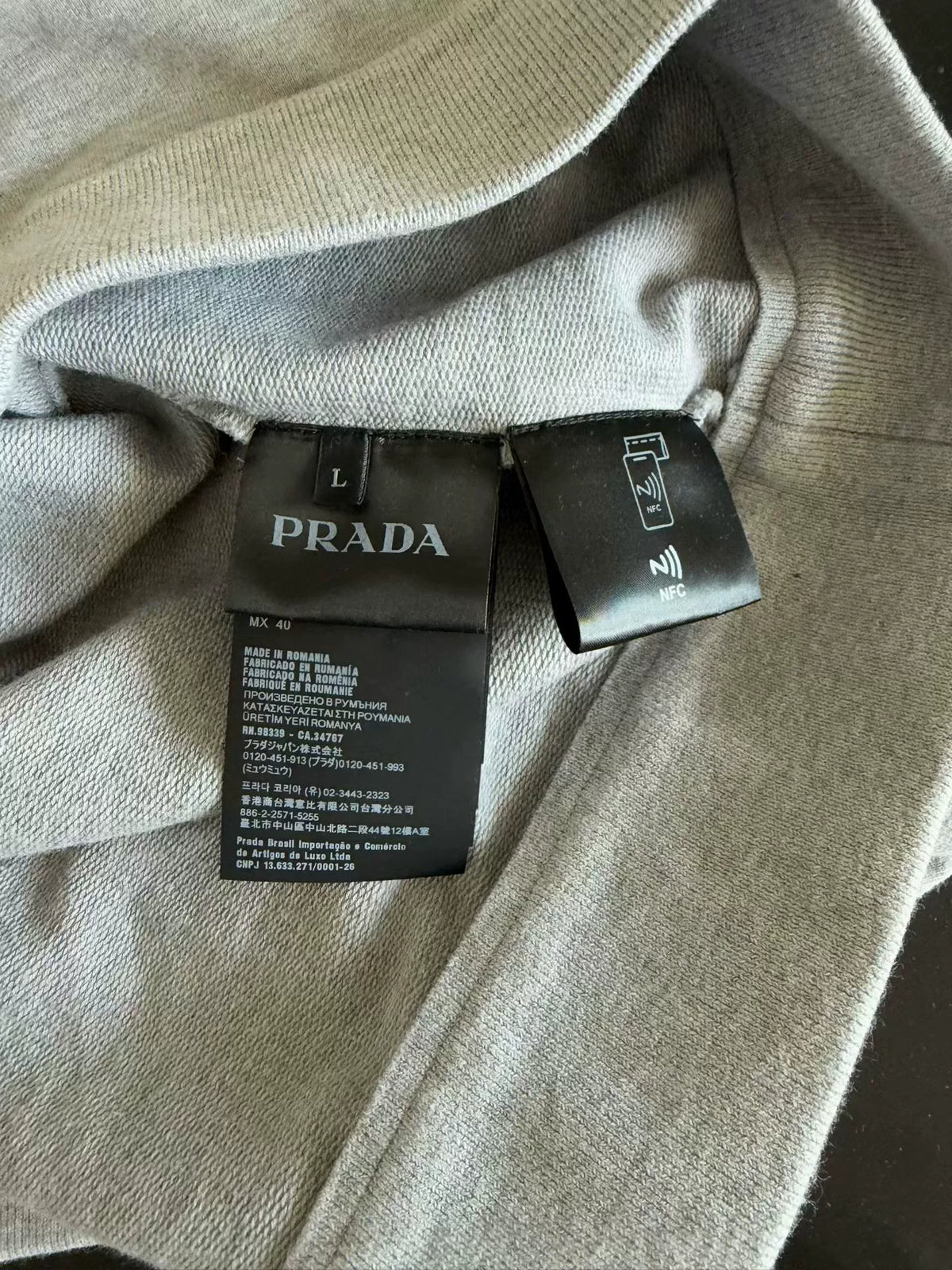 Prada Polo Sweatshirt