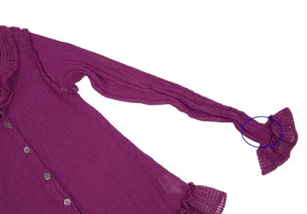 Issey Miyake Vintage Pink Pleated Top
