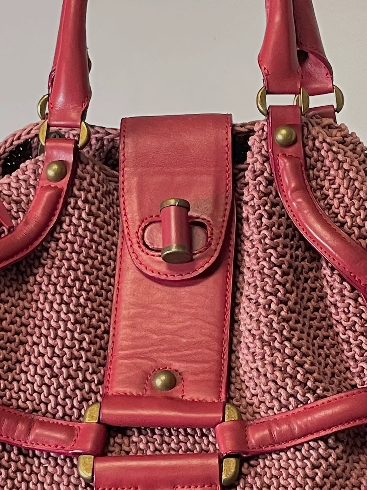 Alexander McQueen | Cinnabar Red Biker Bag