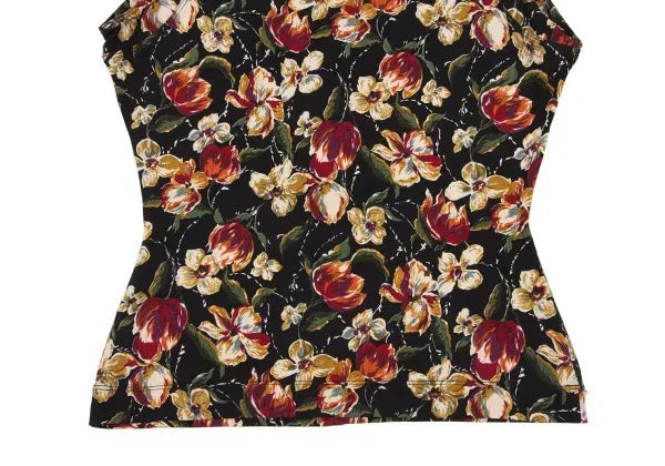Jean Paul Gaultier Vintage Brown Floral Vest
