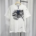 Louis Vuitton Yayoi Kusama Polka Dot Psychedelic Print Cotton White Short Sleeve T-Shirt