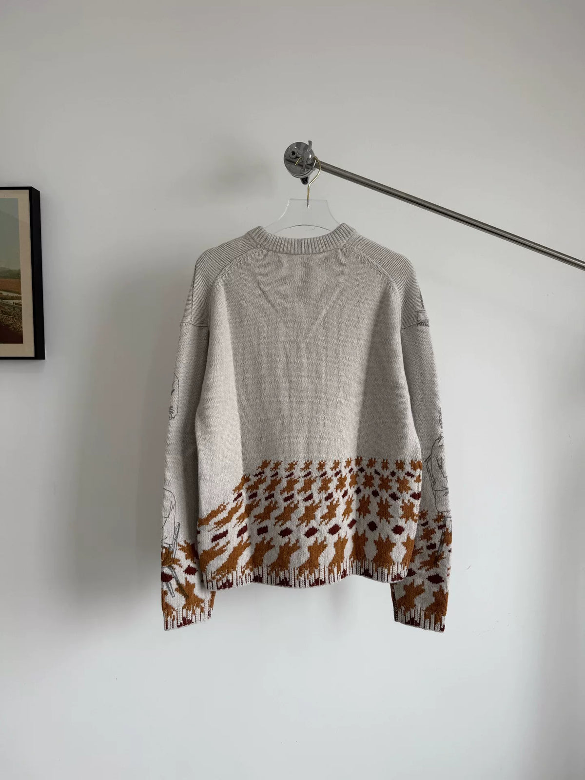 JW Anderson Sketch Print Wool Sweater