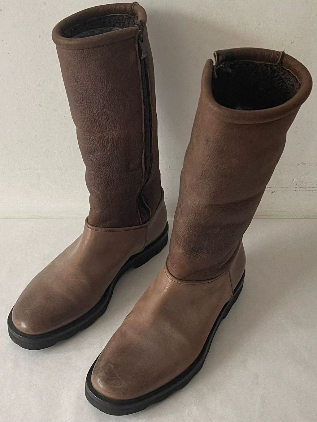 Maison Martin Margiela Fleece‑lined Military Boots