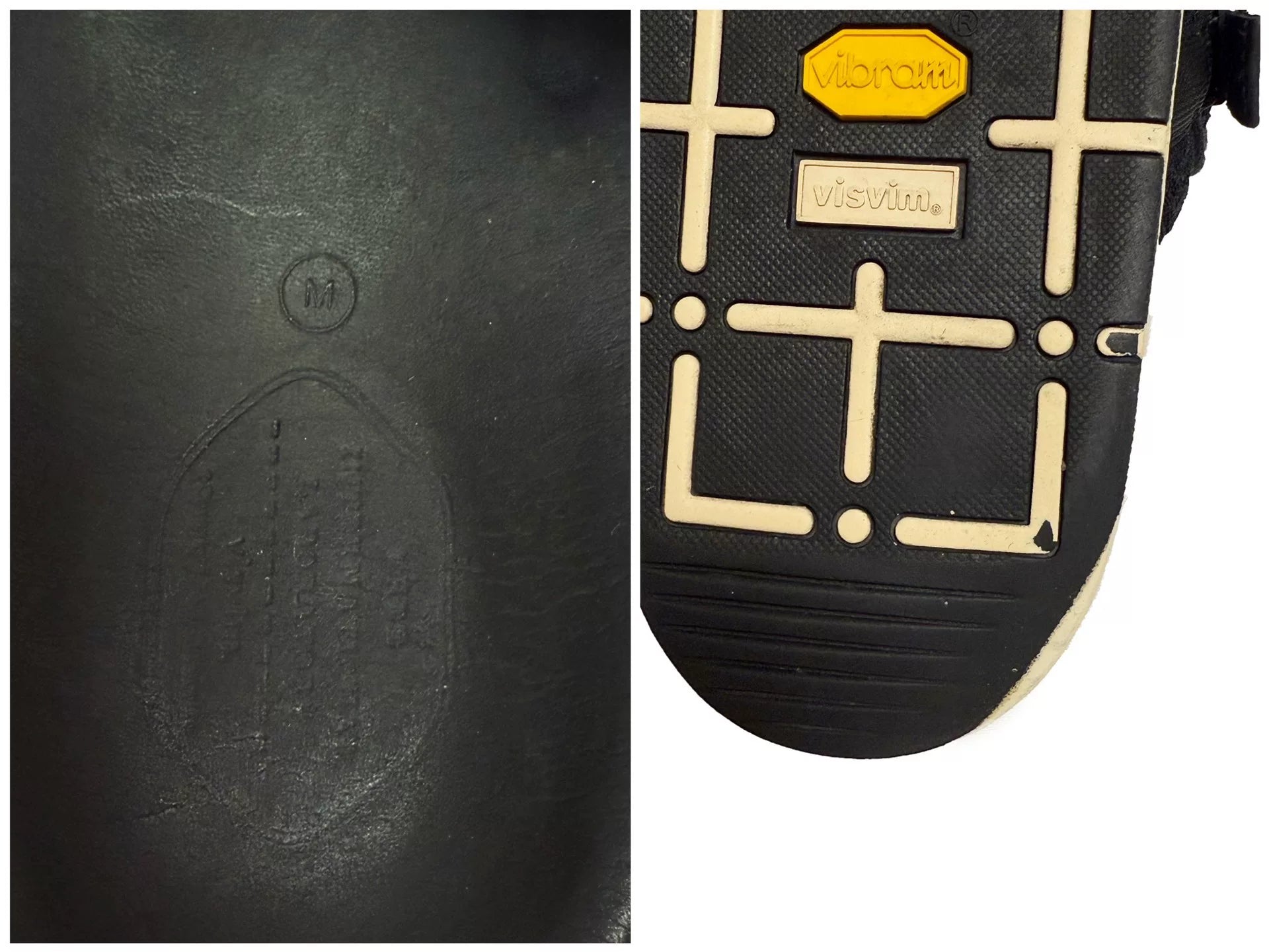 Visvim 19SS Spot Christo Knit Black Nylon Slides