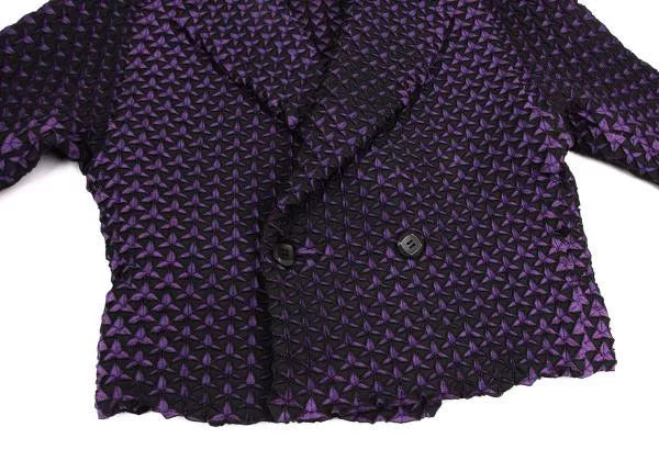 Issey Miyake Vintage Purple Pleated Top