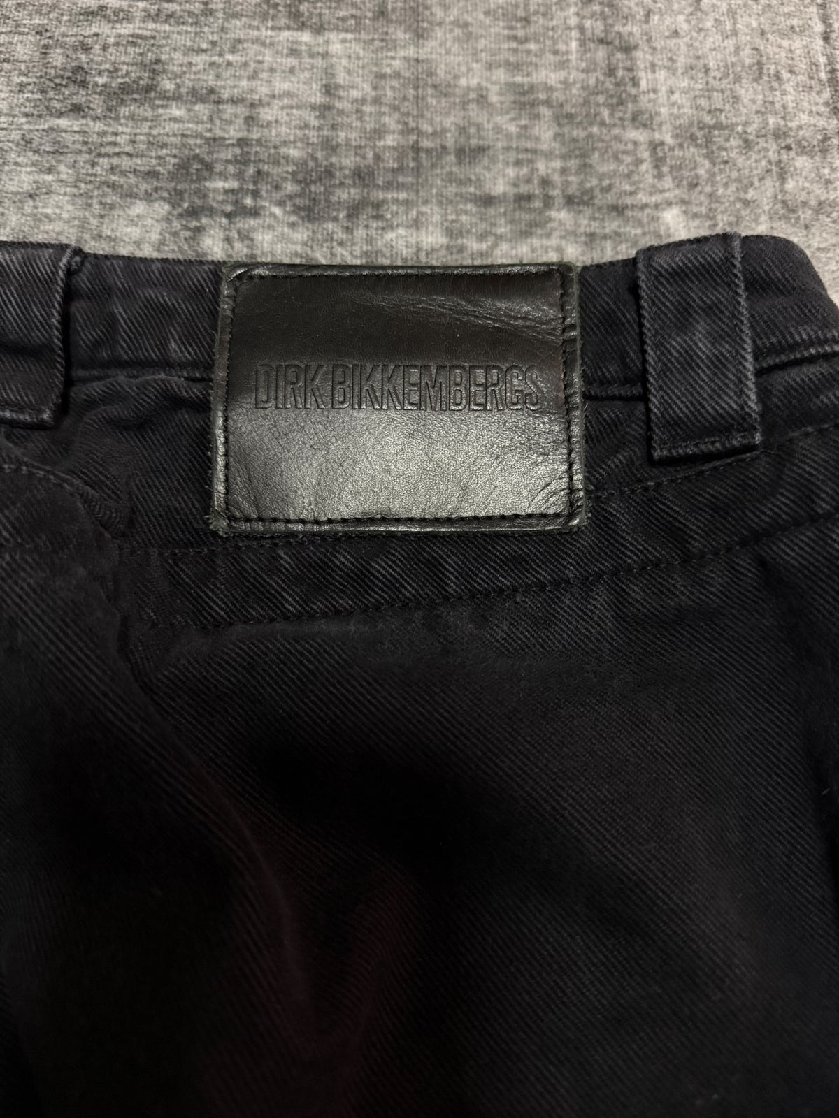 Dirk Bikkembergs Boot-Cut Low-Rise Brushed Denim Jeans