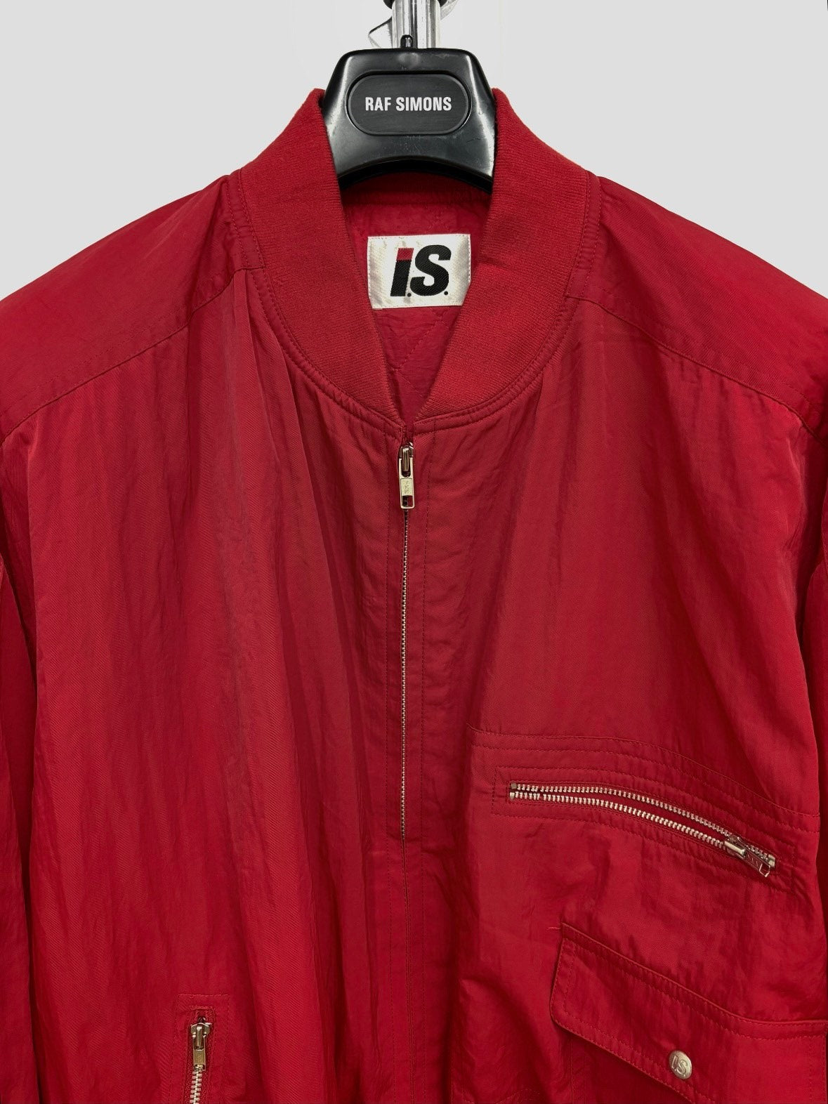 Issey Myake 80s Nylon Bomber Jacket