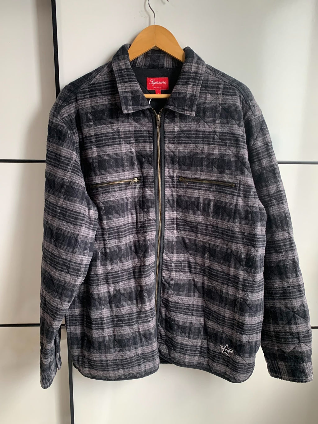 Supreme checkered cotton jacket