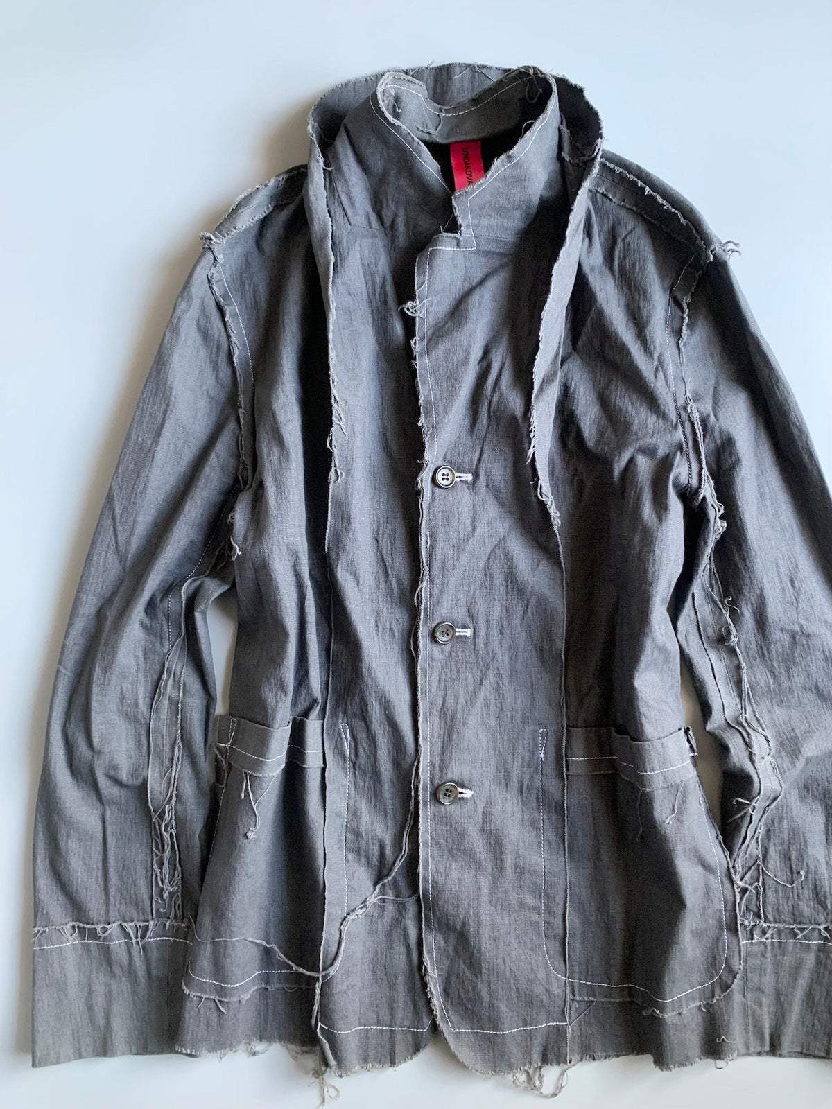 Undercover 2000s Distressed Cotton Linen Jacket