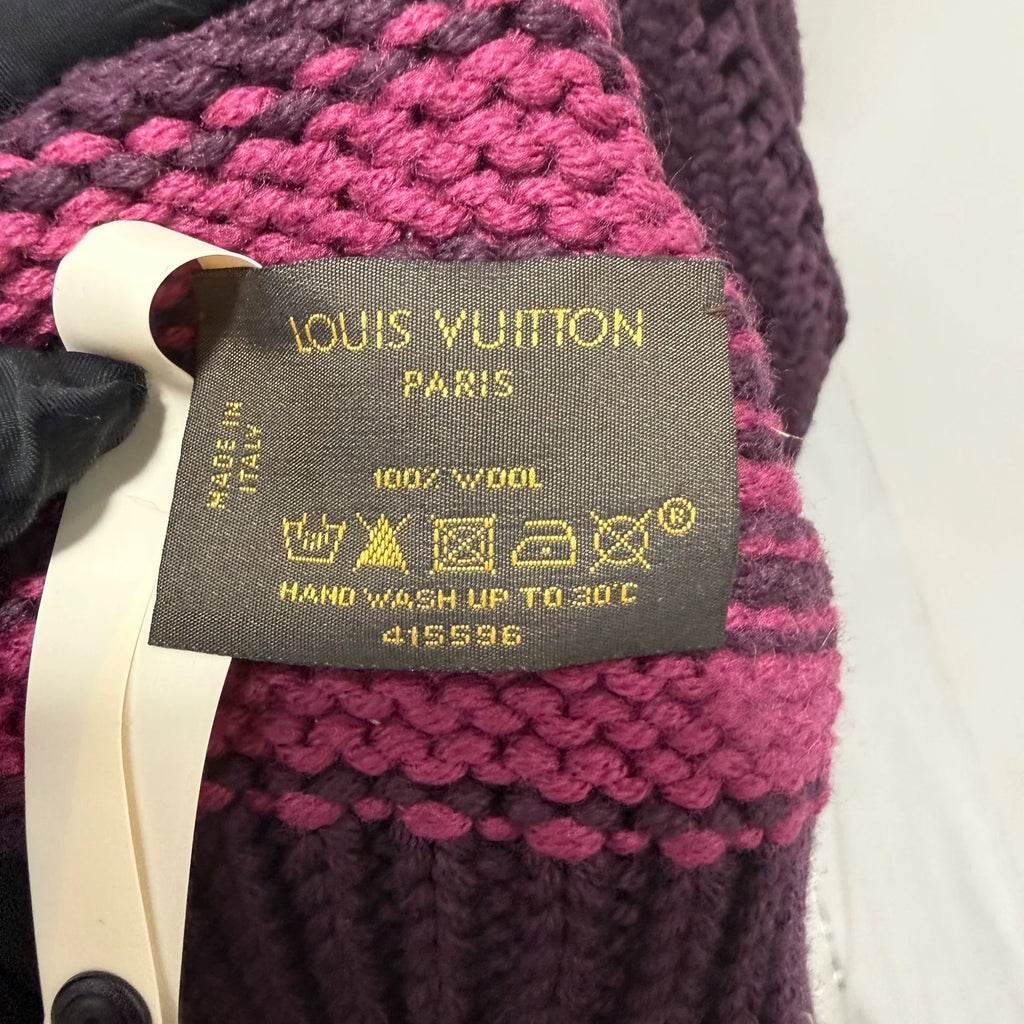 Louis Vuitton Embroidered Logo Scarf