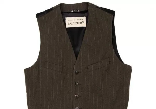 Jean Paul Gaultier Vintage Brown Patchwork Vest