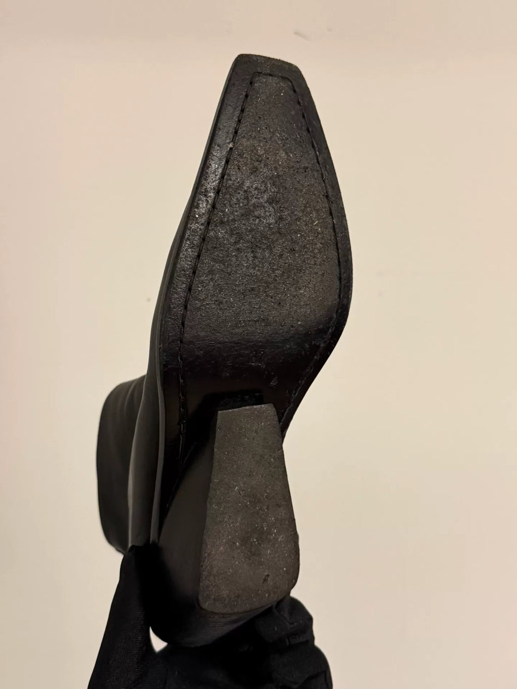 Ann Demeulemeester Western Wedge Boots Combat Ankle Boots