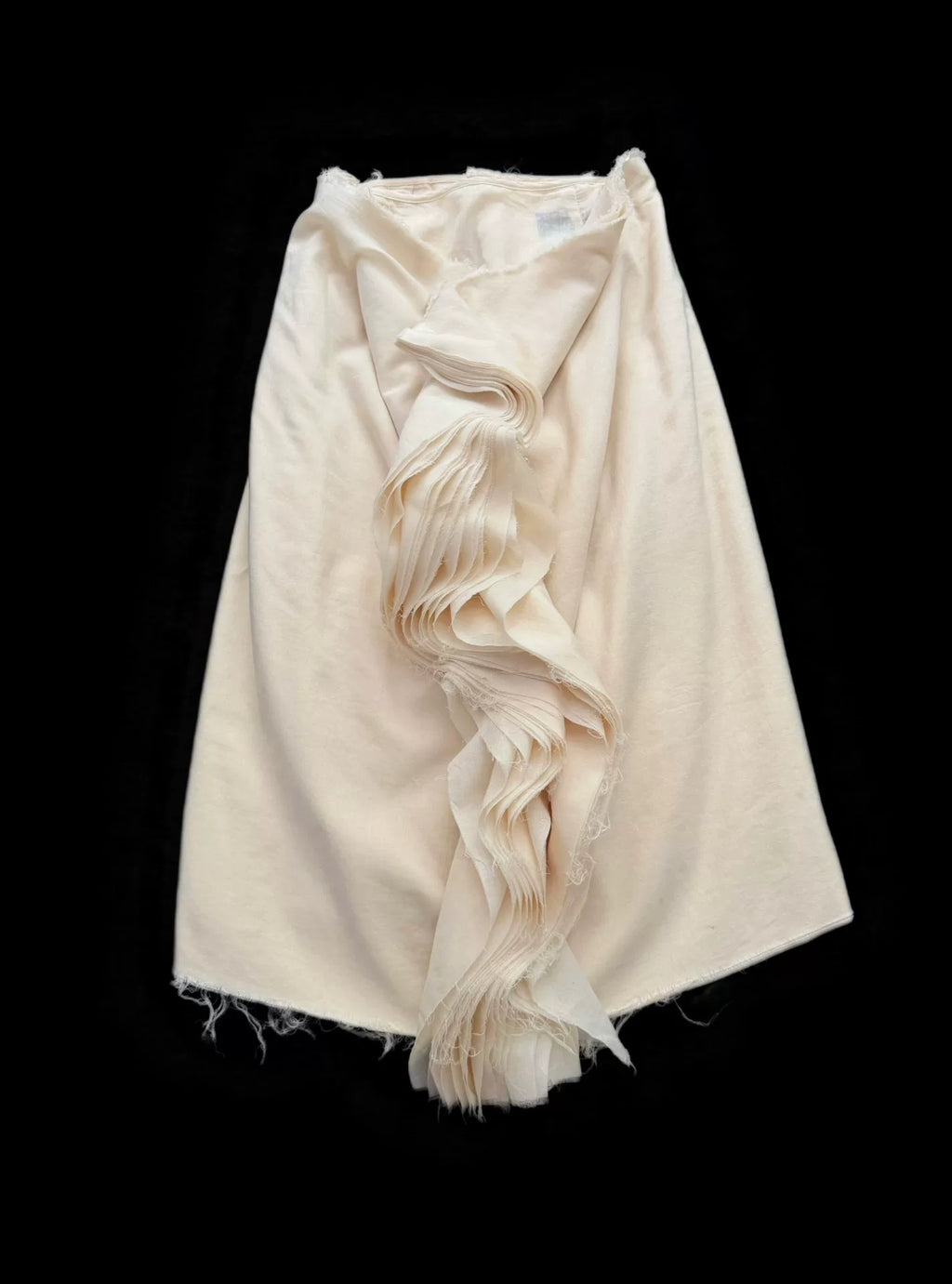 Comme Des Garcons 1998 Midi White Skirt