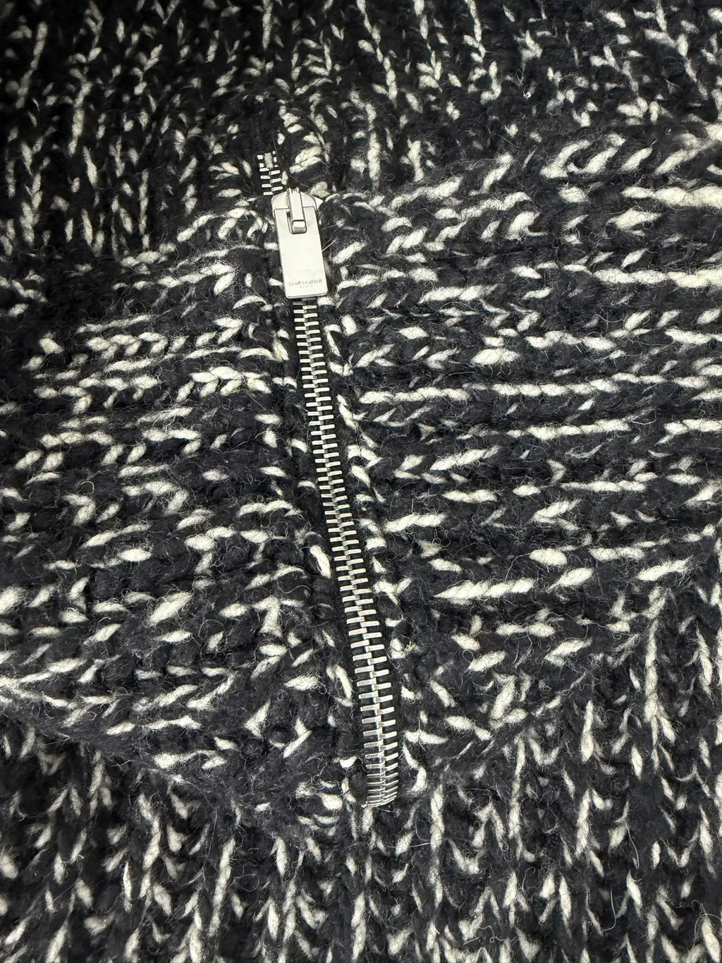 Saint Laurent 13FW Wool Cashmere Hooded Cape