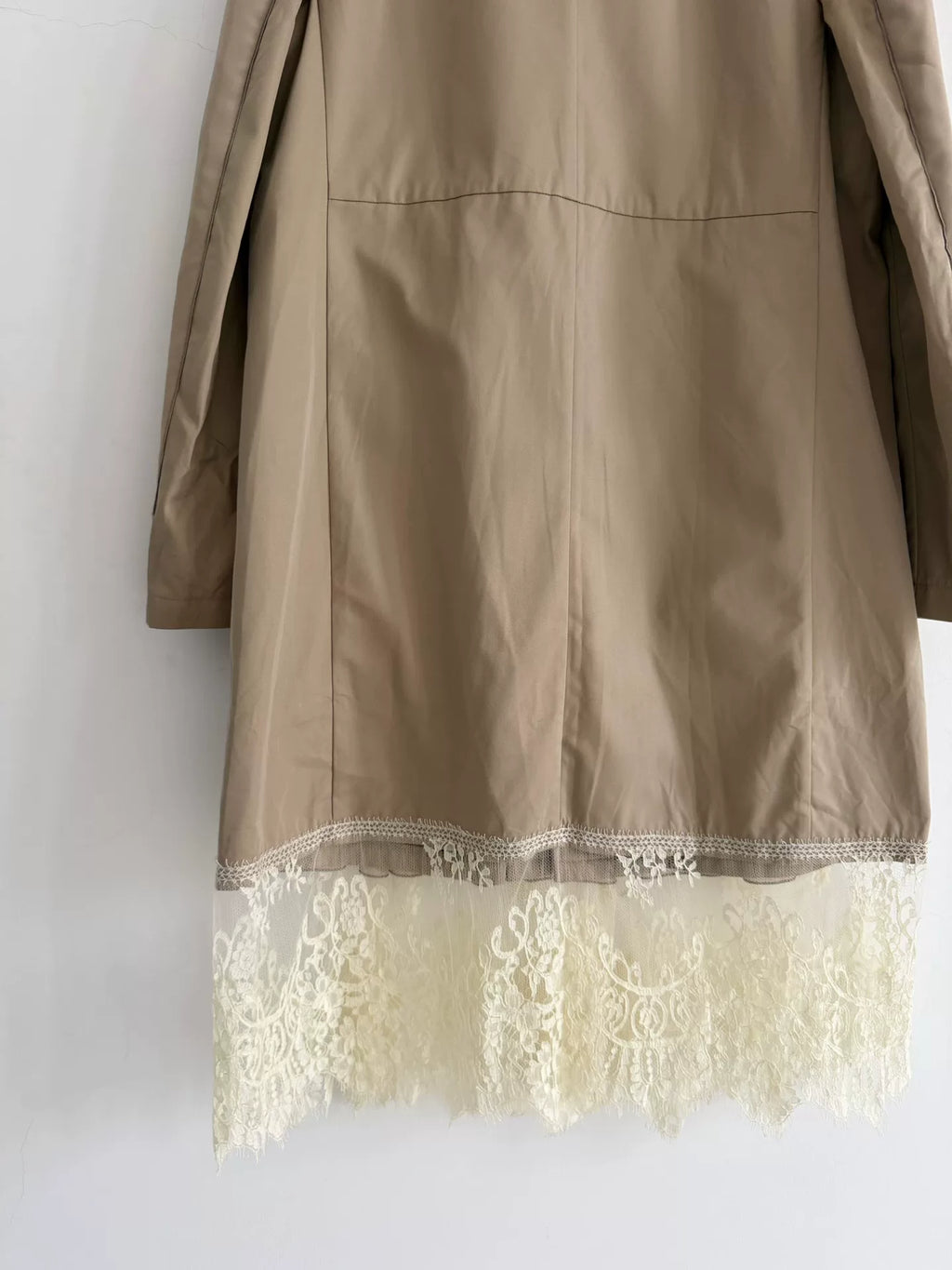 Undercover Trench Takahashi Jun lace panel trench coat jacket