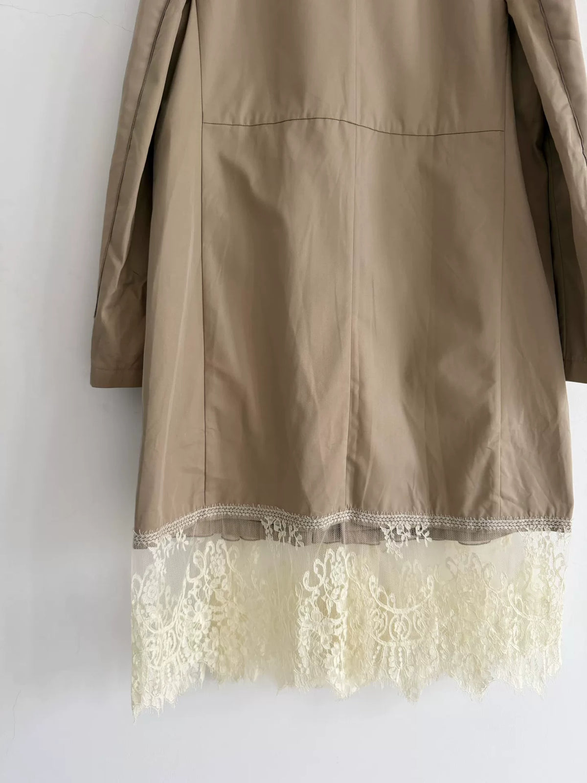 Undercover Trench Takahashi Jun lace panel trench coat jacket