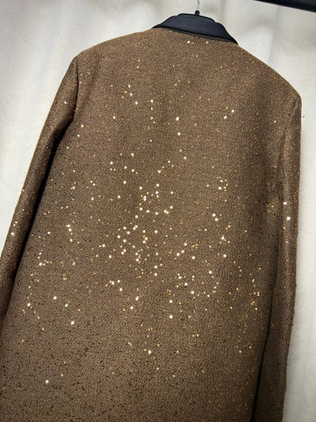 Saint Laurent Paris 14SS Hedi Slimane Gold Braided Shawl-Collar  Jacket by Hedi Slimane