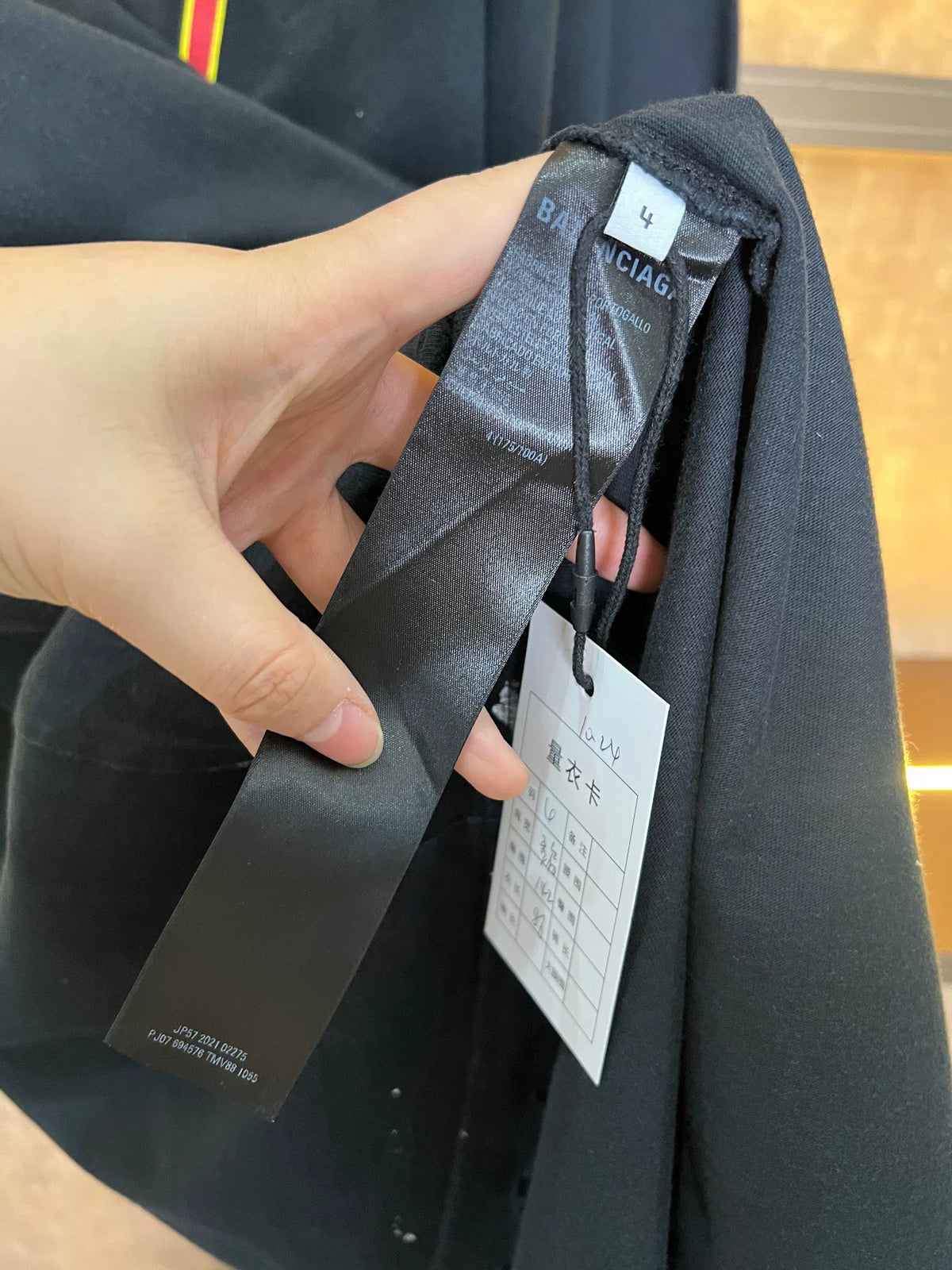 Balenciaga Flame Logo Short Sleeve Top