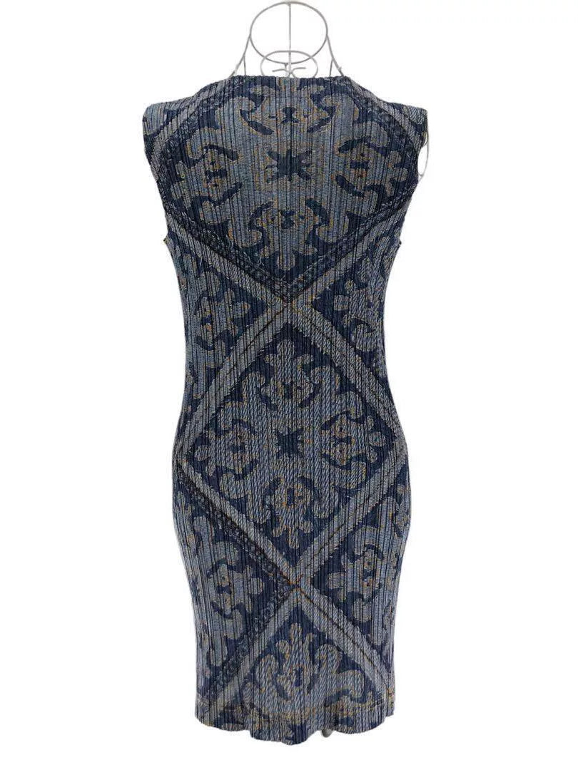 Issey Miyake PP Vintage Totem Pleated Dress