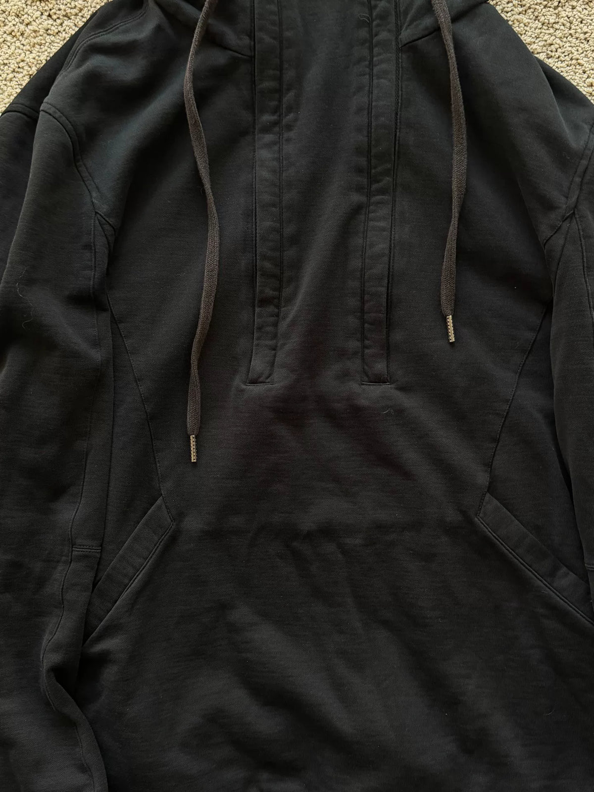 Helmut Lang Double Zip Hooded Sweatshirt