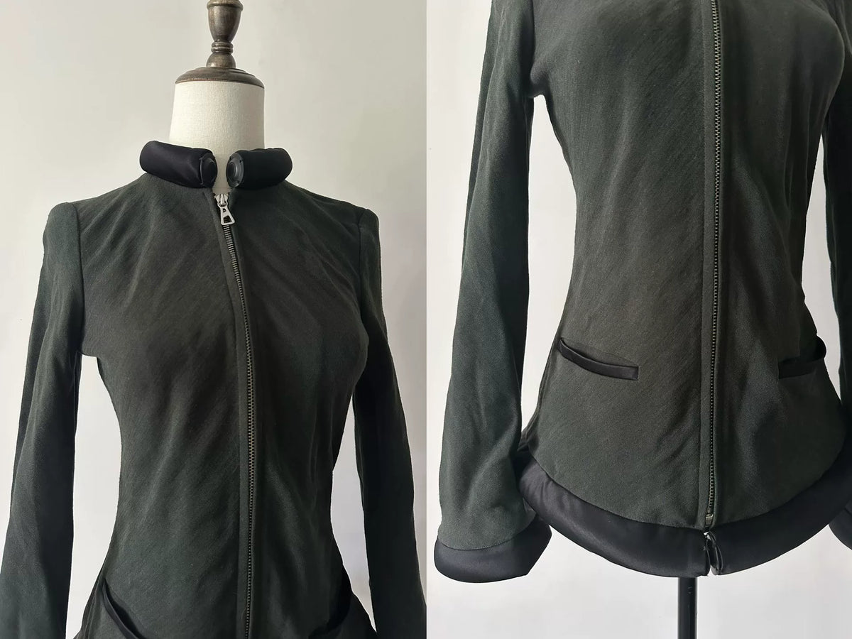 Jean Paul Gaultier 1999 Runway Jacket Wool Top