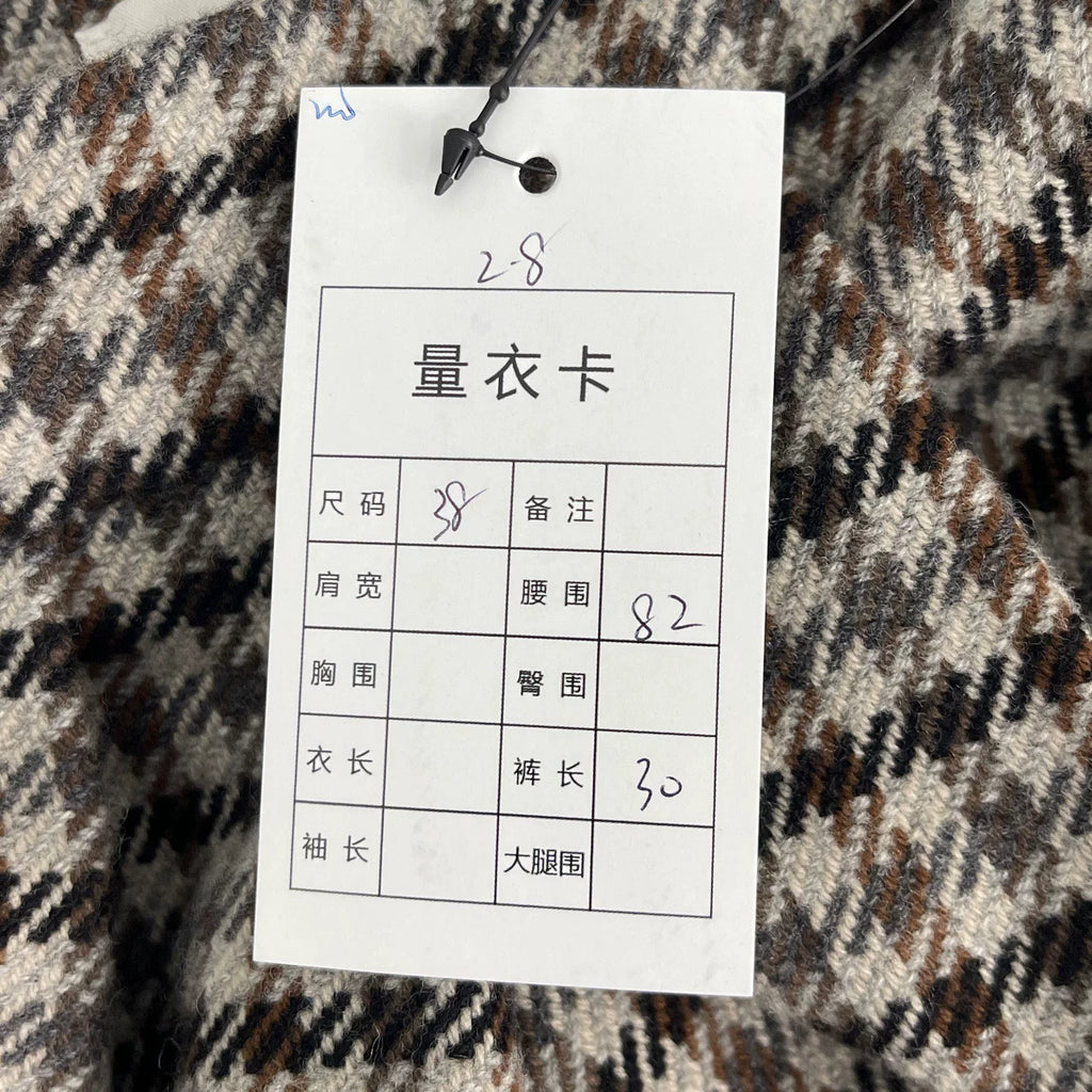 Miumiu Houndstooth Pleated Skirt