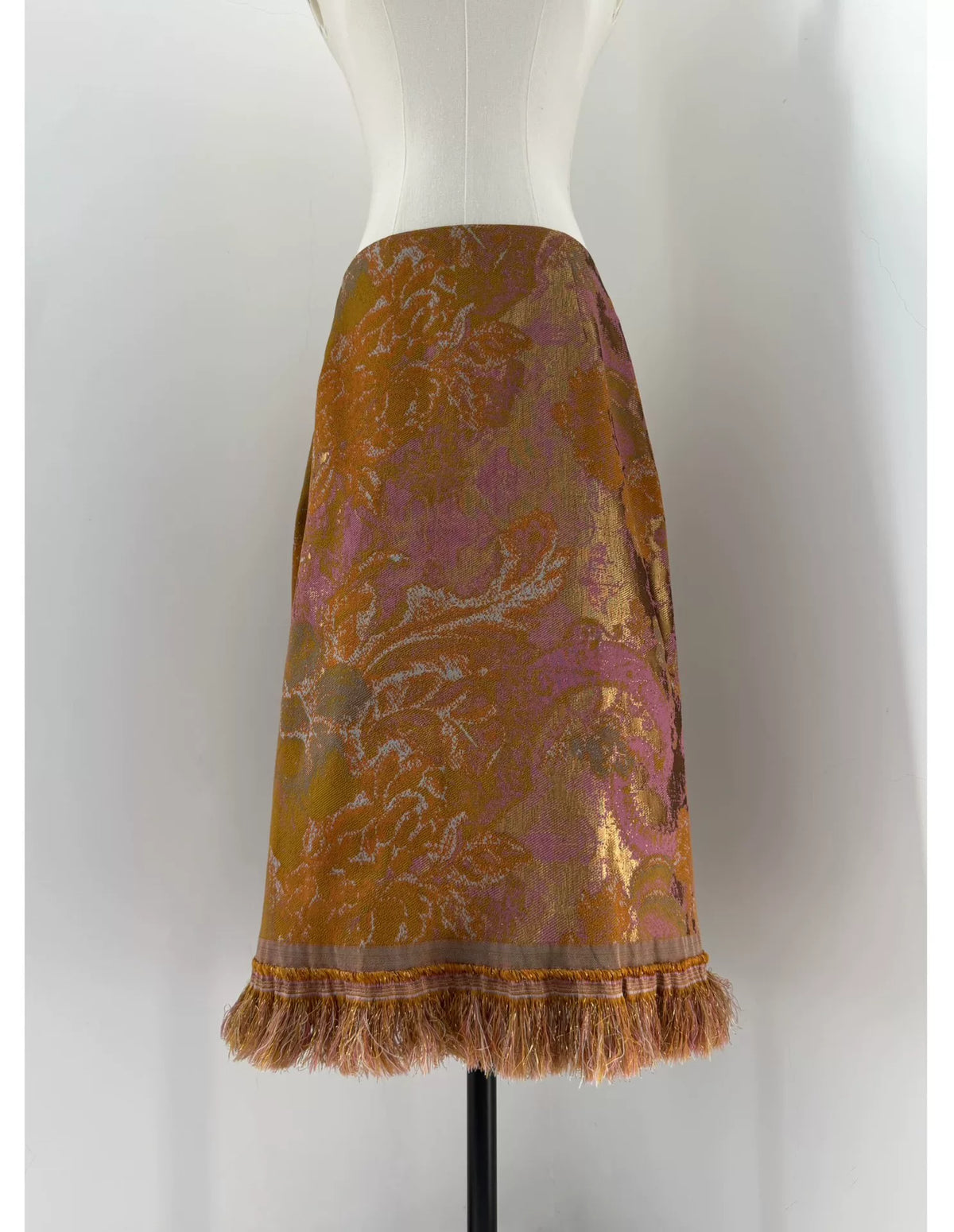 Dries van Noten Midi Fringe Skirt