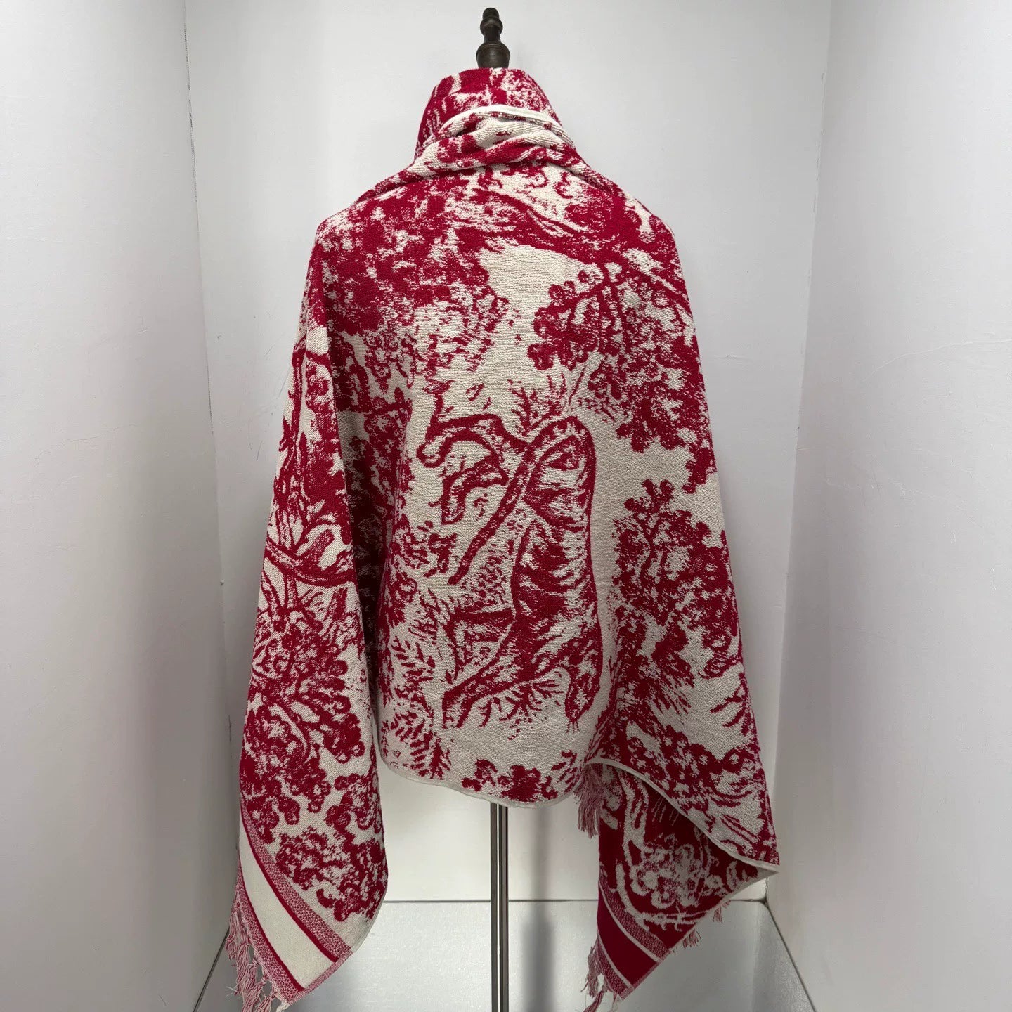 Dior Reversible Zoo Print Terry Cape