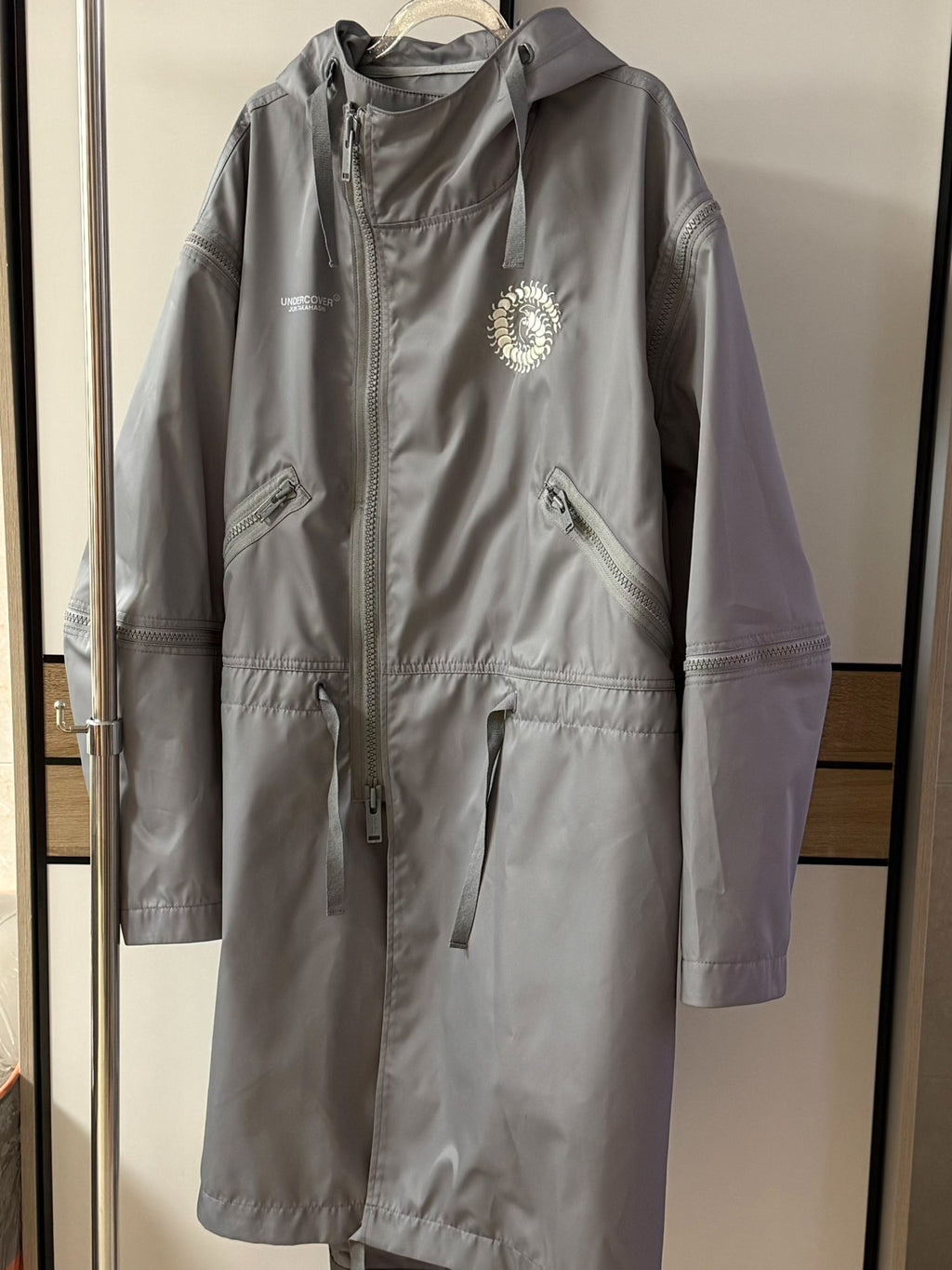 Undercover AW20 Spider's Web Castle Fishtail Parka