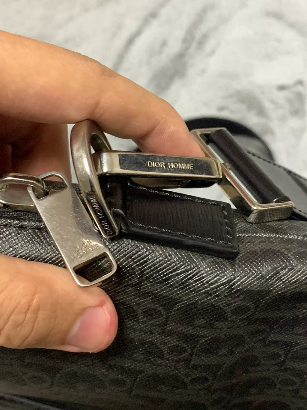 Dior Homme 17SS Floral Skull Tote Bag