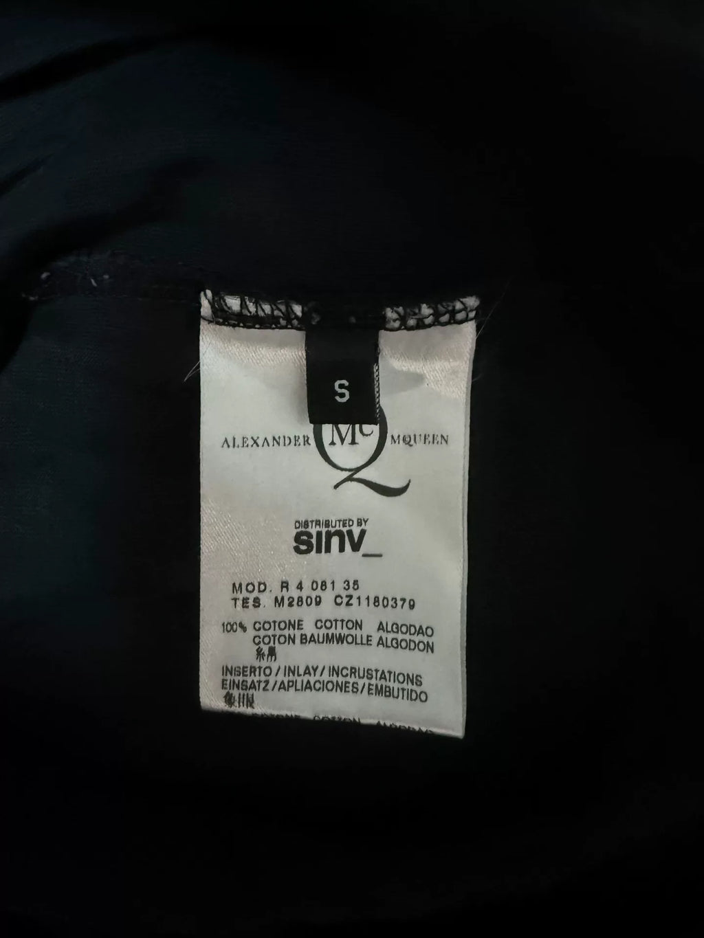Alexander McQueen Short Sleeve T-Shirt