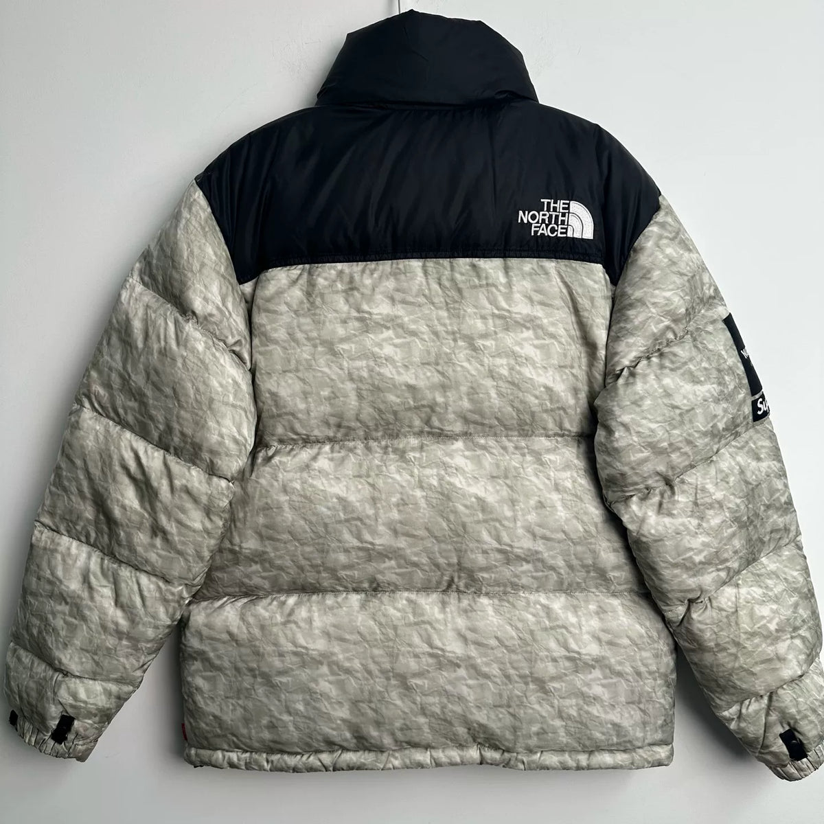 Color-Block Hooded Goose Down Puffer Jacket