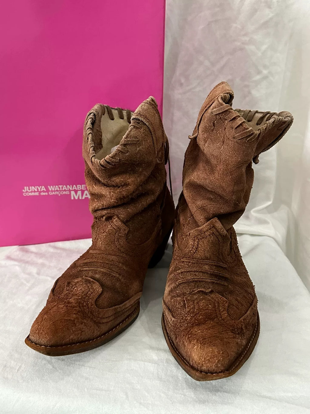 Junya Watanabe Distressed Western Boots