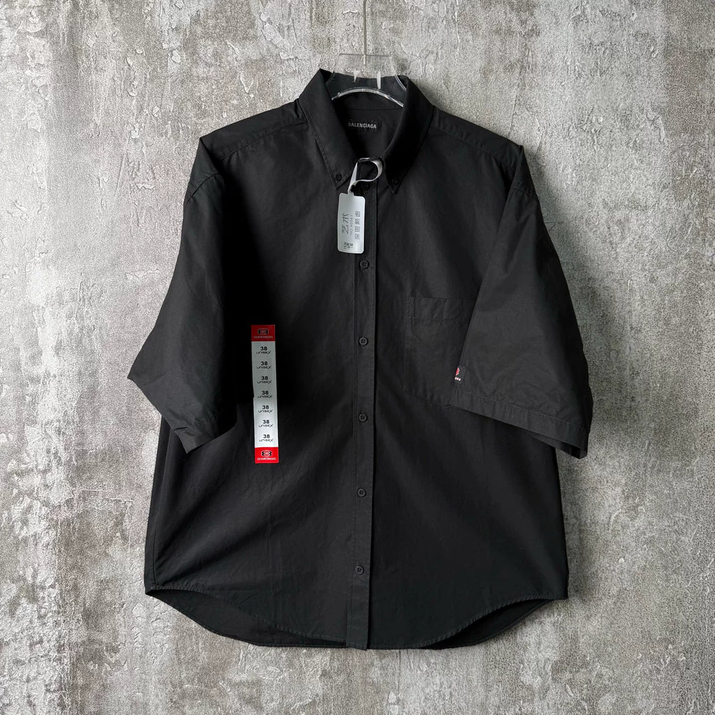 Balenciaga Label Short Sleeve Shirt