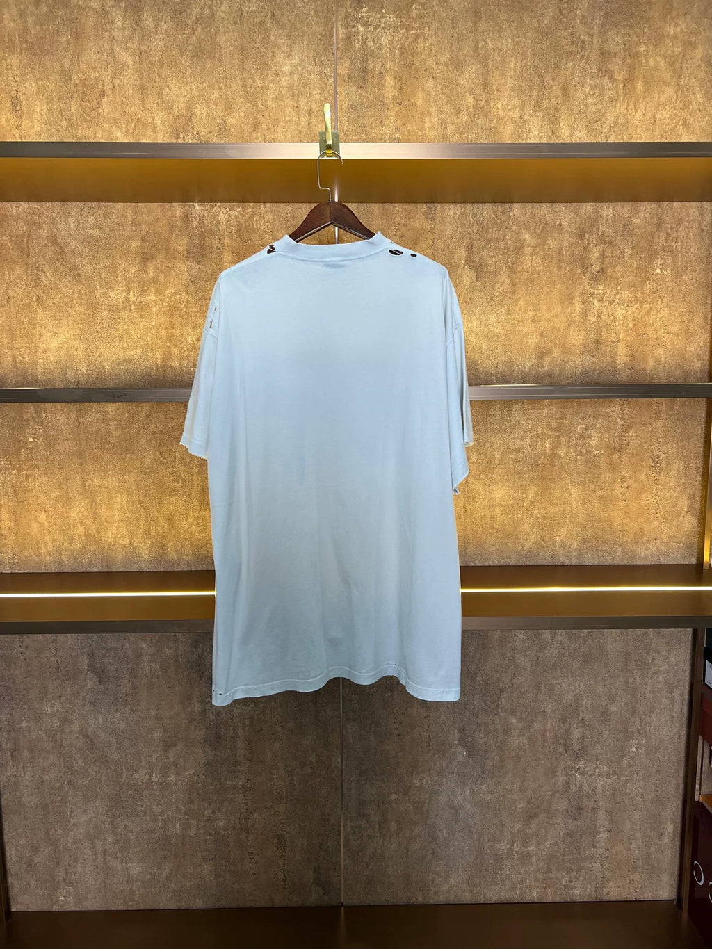 Balenciaga Dissolve Logo Short Sleeve Top