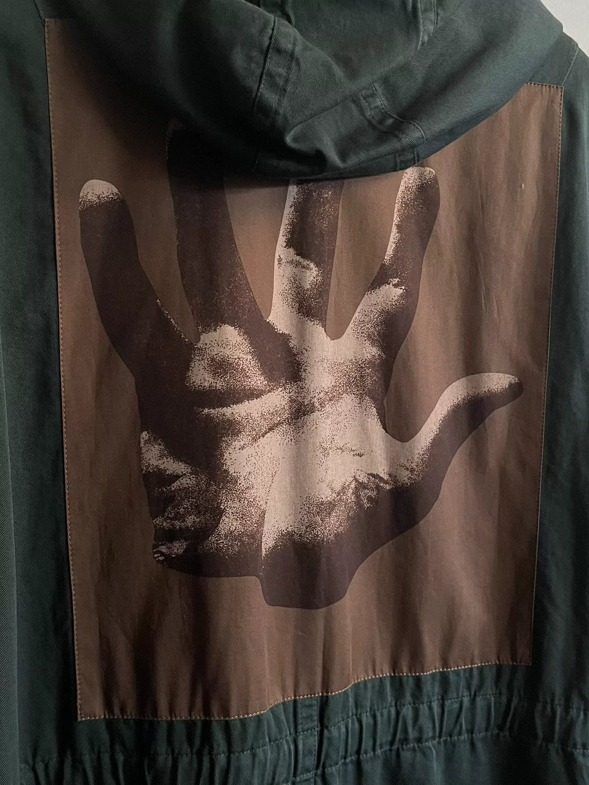 Dries Van Noten SS19 Hooded Cotton Coat