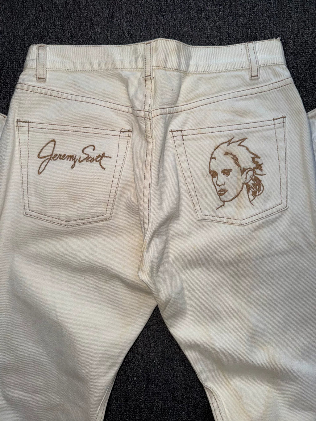 Jeremy Scott 2010aw Wings Cupie JS skinny jeans