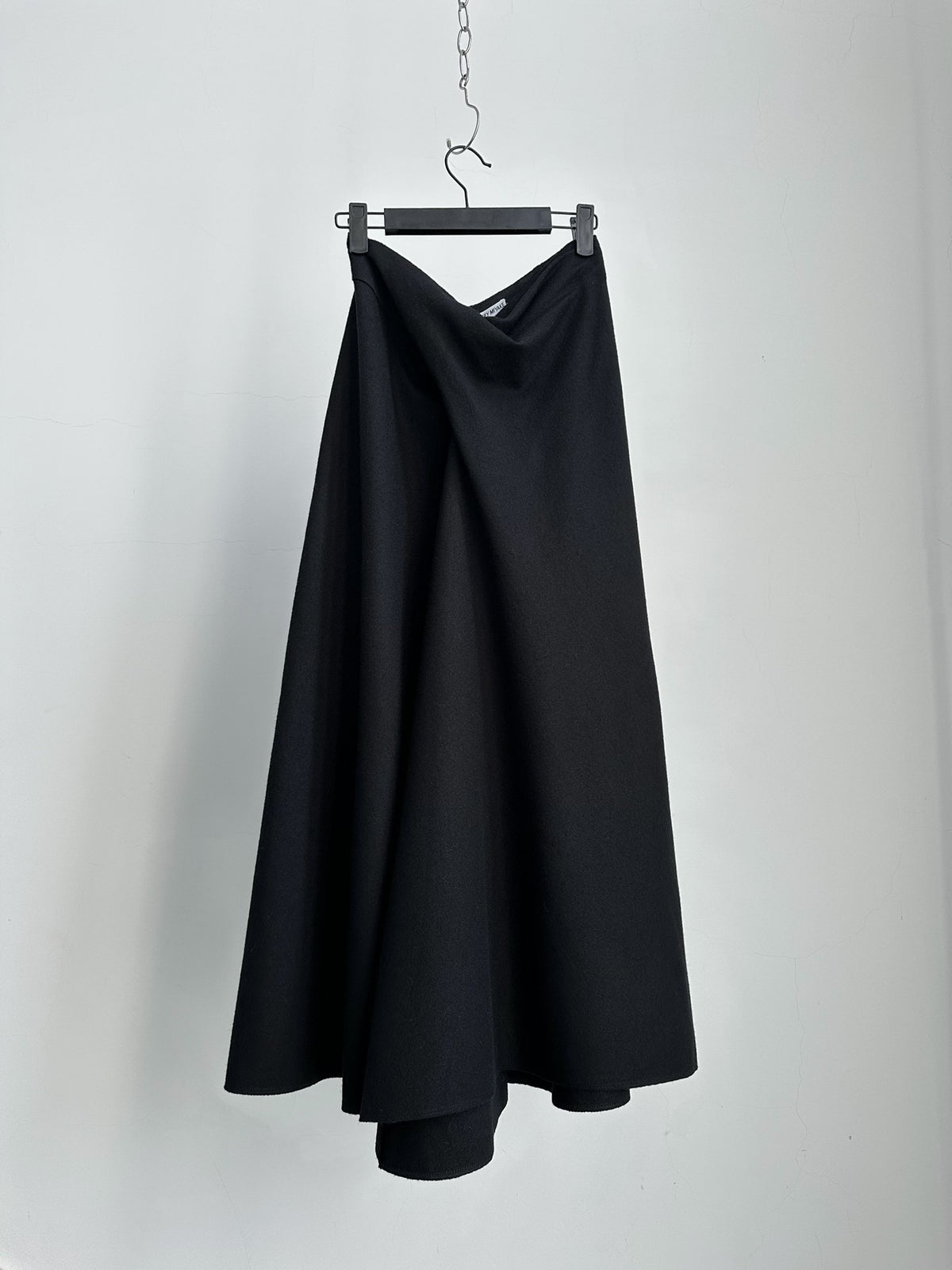 Issey Miyake Midi Wool Skirt