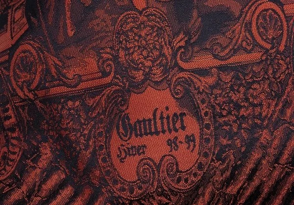 Jean Paul Gaultier Gothic Jacquard Tote Bag