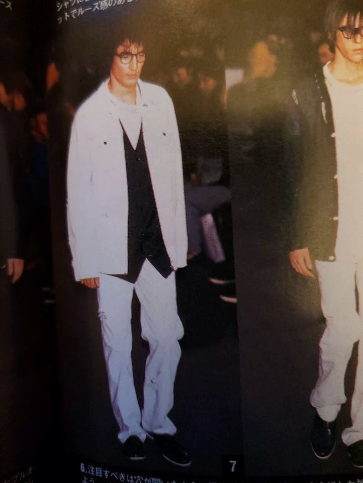 Number (n)ine 02SS "The Modern Age" White Pants