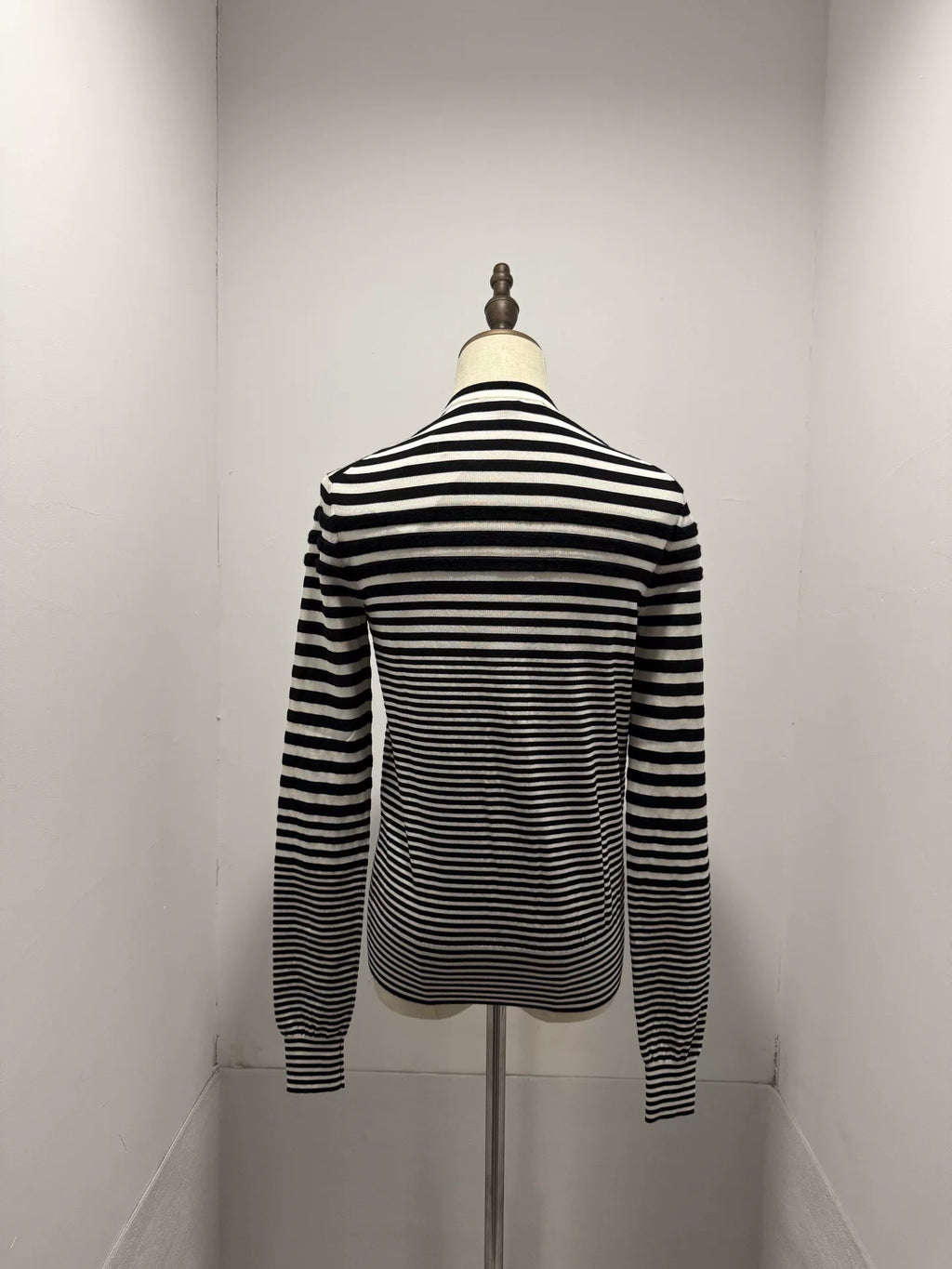 Louis Vuitton Gold Logo Wool Cardigan