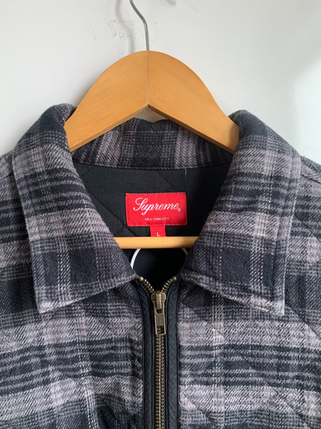 Supreme checkered cotton jacket
