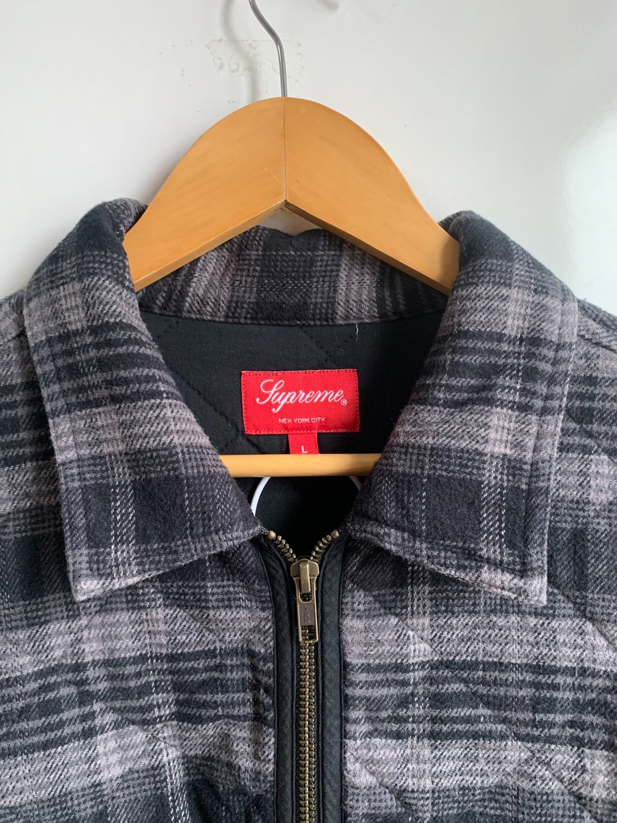 Supreme checkered cotton jacket
