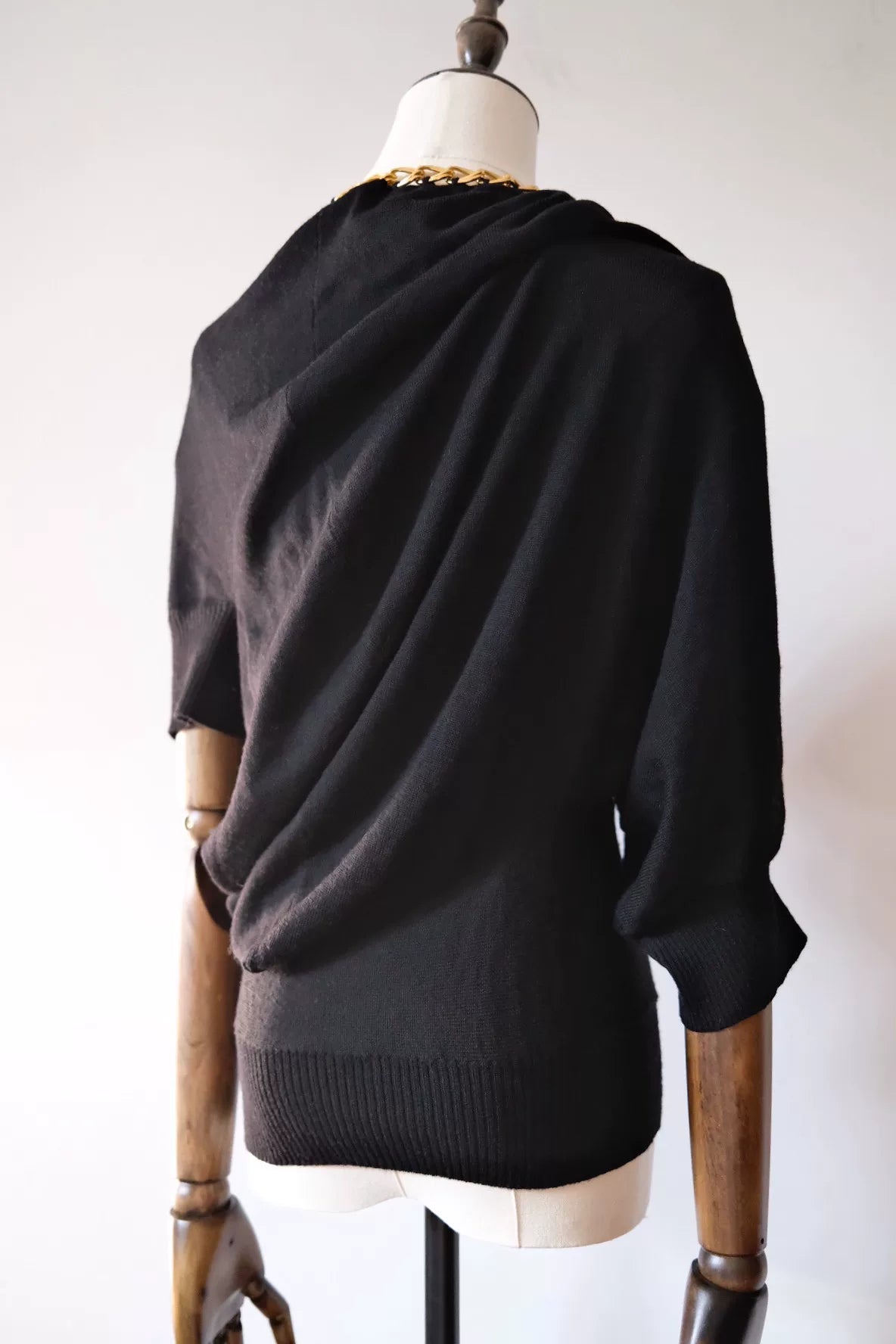 Junya Watanabe chain wool mid-sleeve top