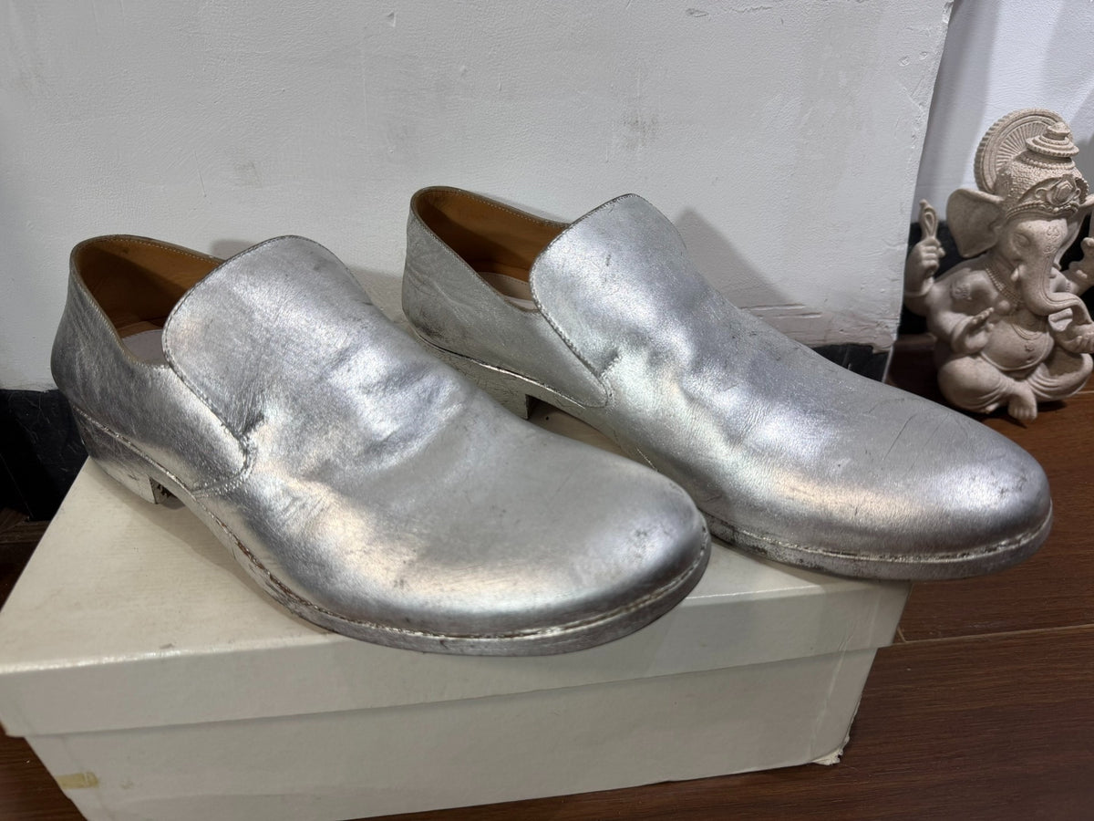 Maison Margiela Silver Loafers