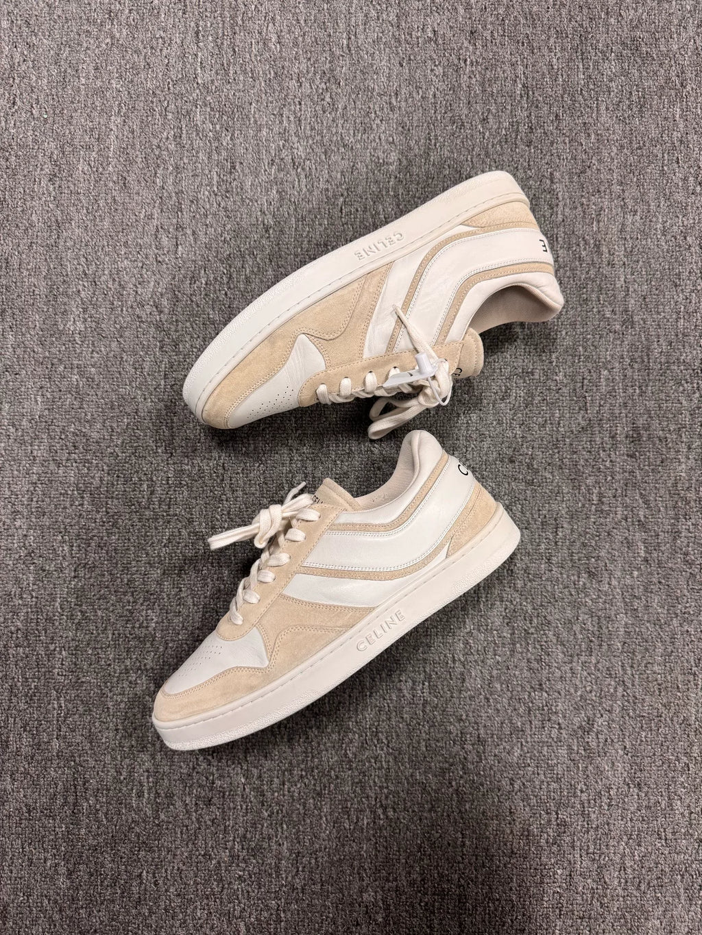 Celine Off-White Leather Trainer