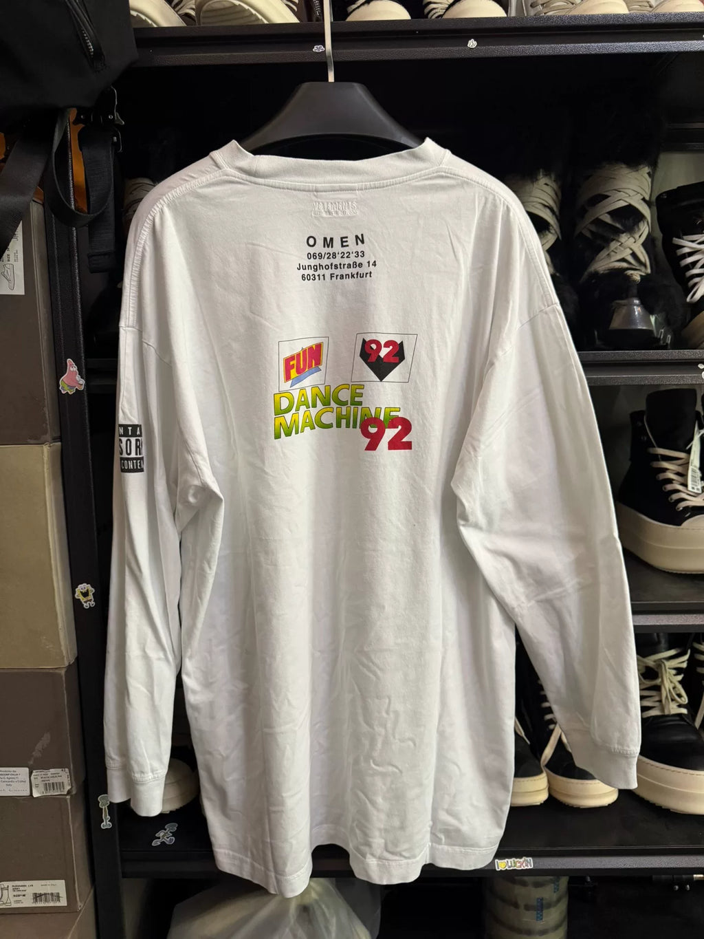 Vetements dance machine long-sleeve shirt