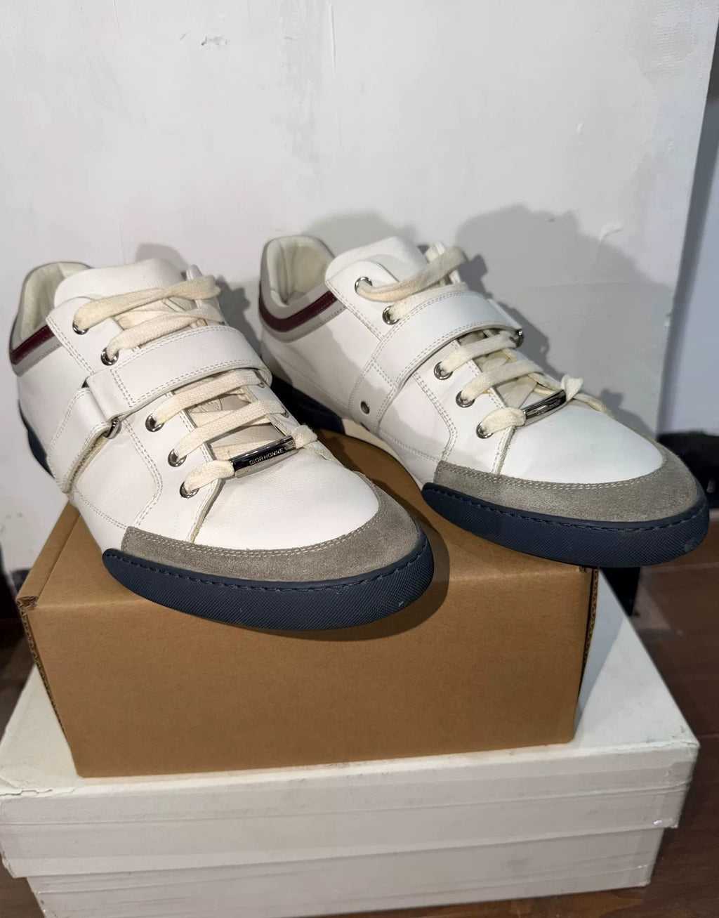 Dior Homme B18 leather low sneakers